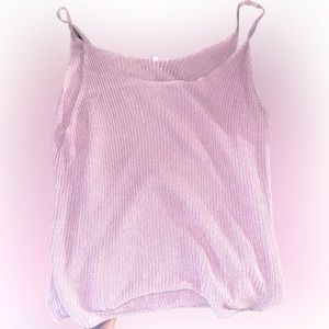 Crochet style tank